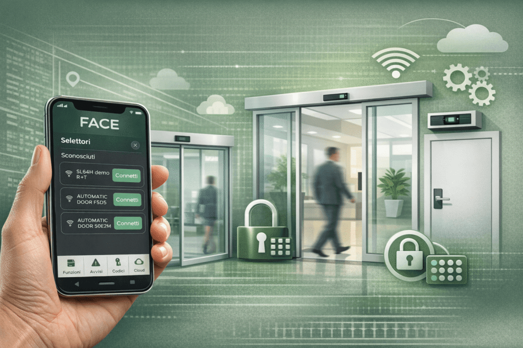 4 7 - Puertas automáticas deslizantes y batientes: Nuevo App de FACE