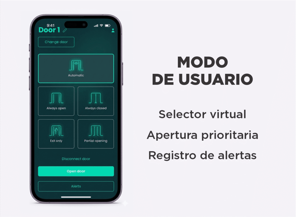 5 5 - Puertas automáticas deslizantes y batientes: Nuevo App de FACE