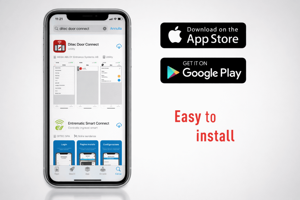 app 1 - Nueva App para puerta automática DAS107 PLUS