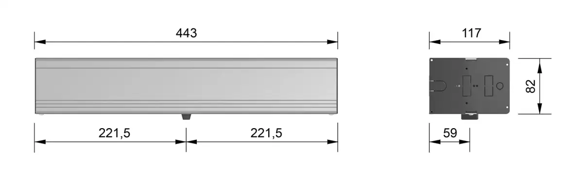 Brazo Batiente FACE SW2 2 Brazo Batiente FACE SW2 - Imagen 2