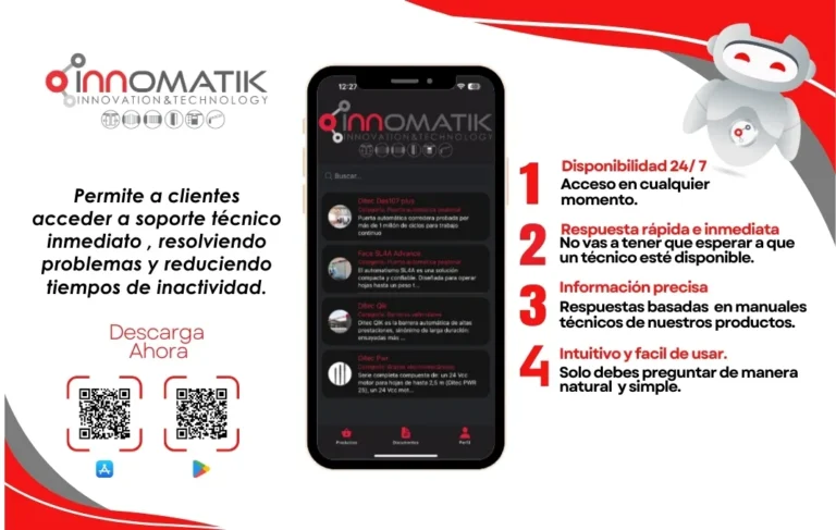 INNOMATIK Lanza App con IA Para Soporte Técnico 1 Talanqueras soporte tecnico app INNOMATIK 1.jpg - INNOMATIK Lanza App con IA Para Soporte Técnico