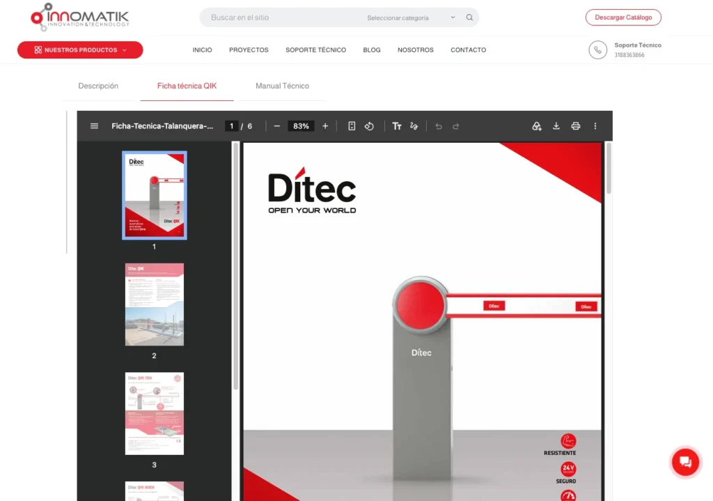 ficha tecnica innomatik - Innomatik estrena web:una nueva experiencia más intuitiva
